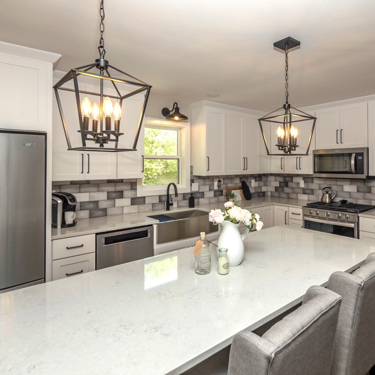 Home redesign creating an open concept in Fargo, ND.