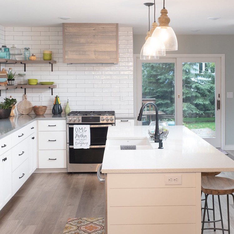 Home redesign with a fantastic farmhouse feel in Fargo, ND.